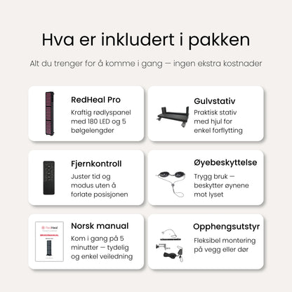 RedHeal Pro - Rødlyspanel