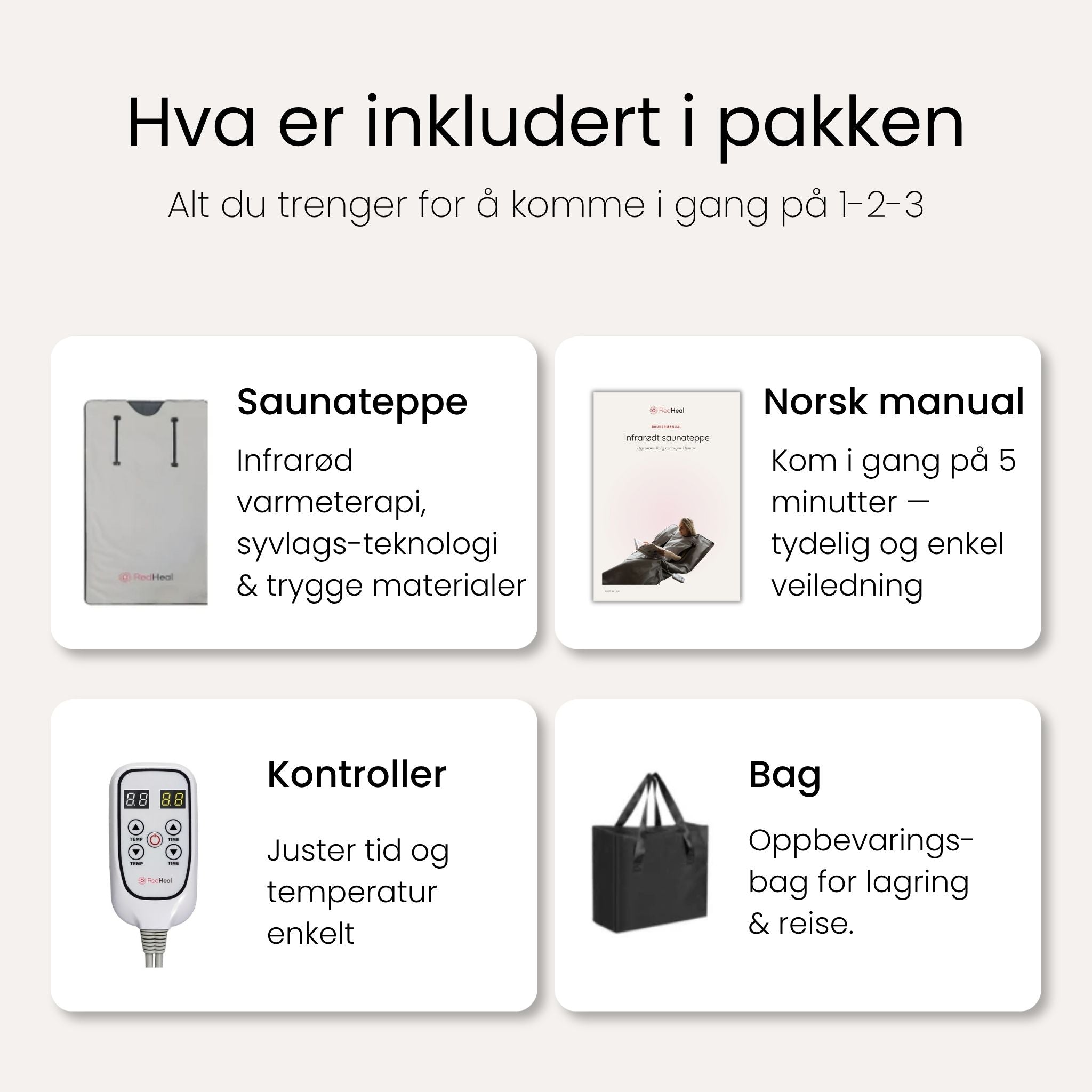 Infrarød Saunateppe